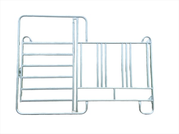 Sicherheitsfressgitter Panel mit Tor 3m Länge, 1,70m Höhe